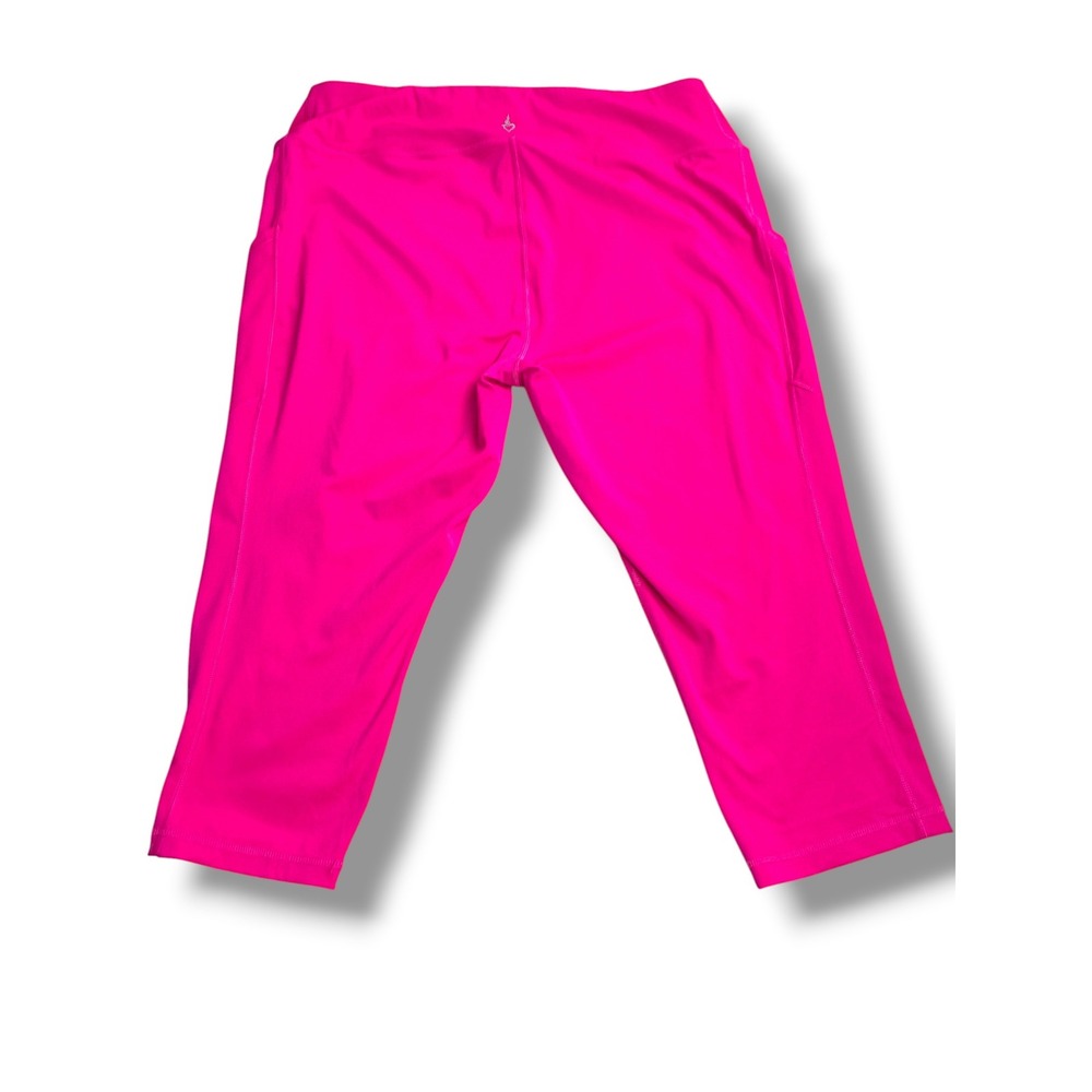 Torrid Pink High Waist Active Crop Leggings Side Pockets Plus Size 3 3X RN148862 - Picture 3 of 7